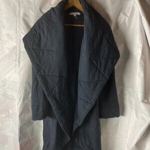 Young Fabulous & Broke Navy Quilted Collar jacket, size L